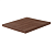 Плитка резиновая 500x500x30 мм, 0.25 м² (коричневая)